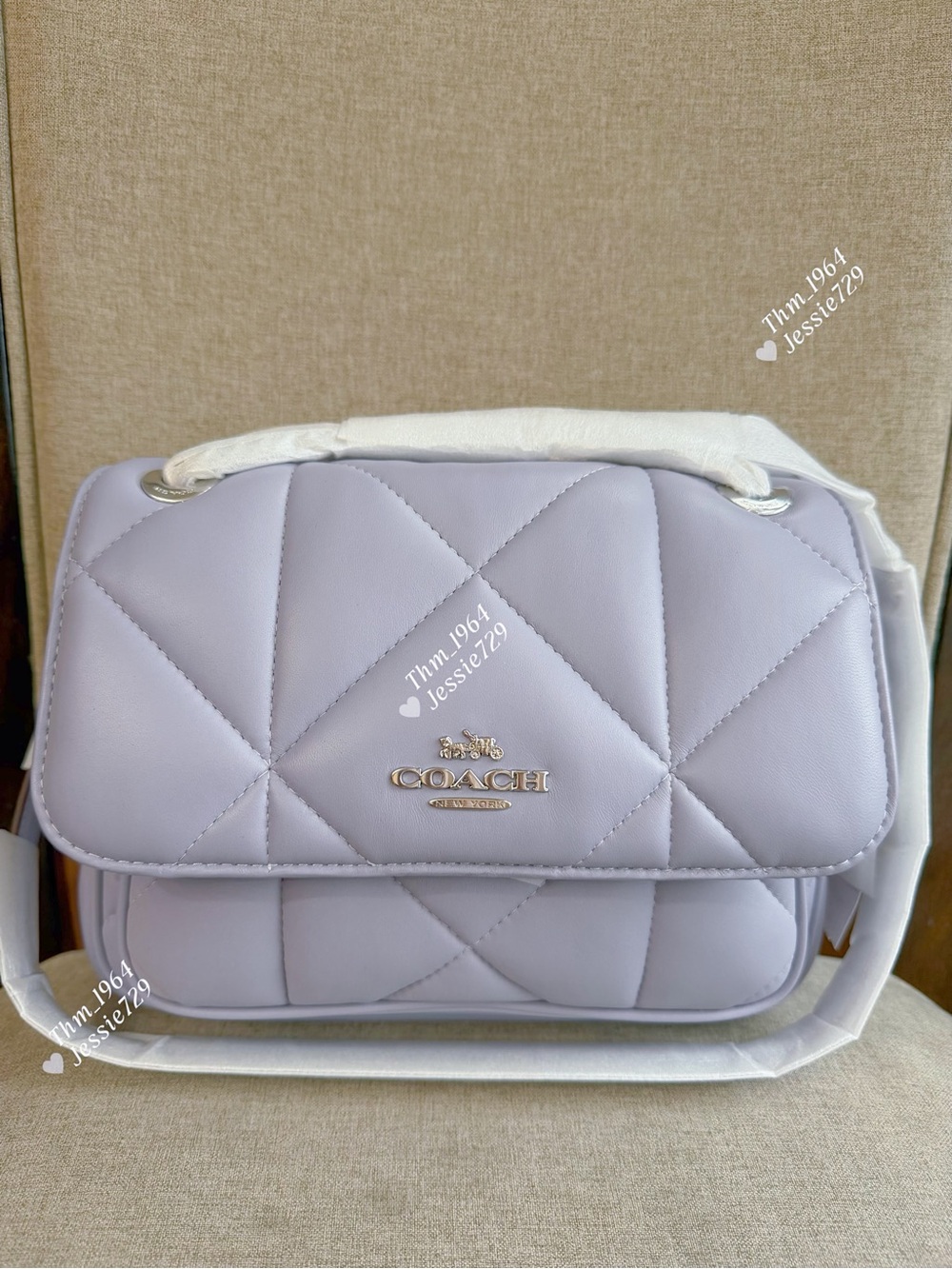 NWT！COACH Klare Crossbody 25 With Puffy Diamond Quilting（CJ611）fast shipping